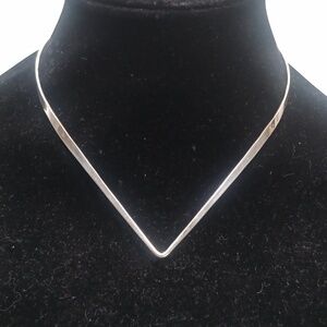 Mexico 925 Sterling Silver Torque Necklace Slider Color Colour